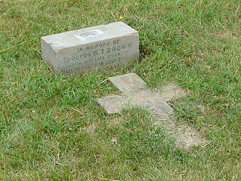 CU Trooper Brown Grave