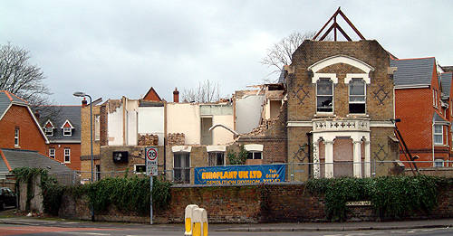 Dene House demolition 30th January 2004