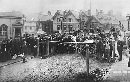 Removal of Toll Gates 1898