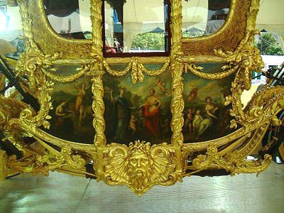 Gold coach - side panels