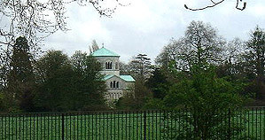 Frogmore Mausoleum from the Long Walk