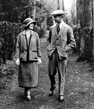 The Duke and Duchess on their Honeymoon, 1923