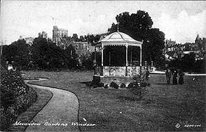 Early view of bandstand