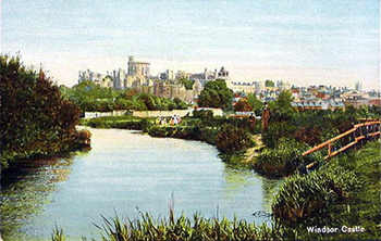 The riverside before the construction of Alexandra Gardens and The Promenade