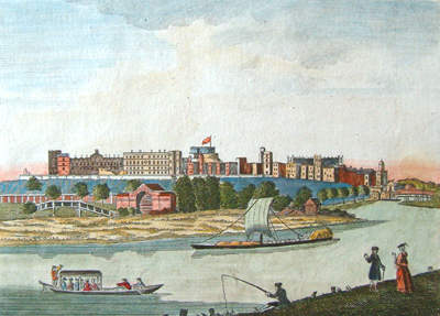 Windsor Castle from 1780s