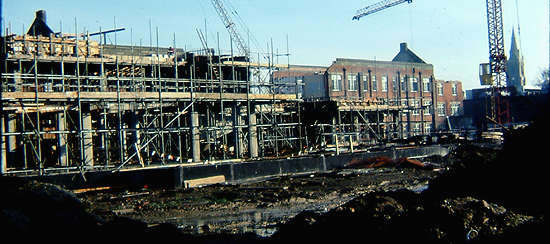 Demolition viewed from west